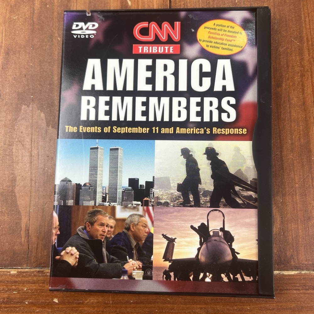 CNN Tribute America Remembers DVD 2002 September 11 9/11 Documentary